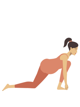 White pregnant woman doing ashwa yoga pose png