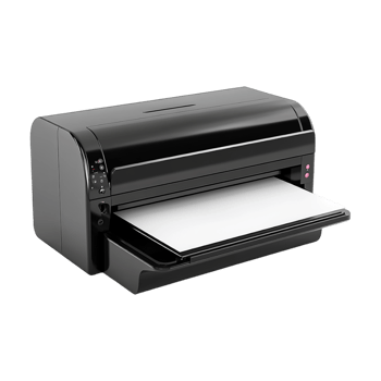 A printer with a sheet of paper on top image png