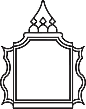 Template of Decorative vintage frames,borders . White Background and illustration. vector