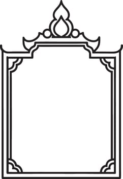 Template of Decorative vintage frames,borders . White Background and illustration. vector