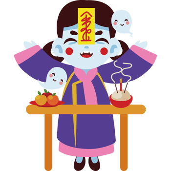 chinese hungry ghost festival cartoon png