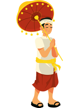 nyepi prayer man png