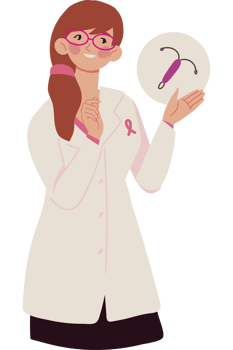 gynecologist specialist with intrauterine device png