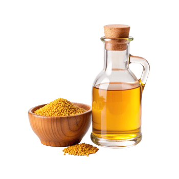 fennel seeds and mustard seeds in a wooden bowl png