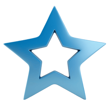 Blue star icon png