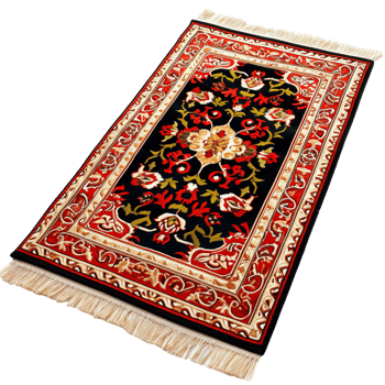 black prayer mate Ramadan Special on transparent background png