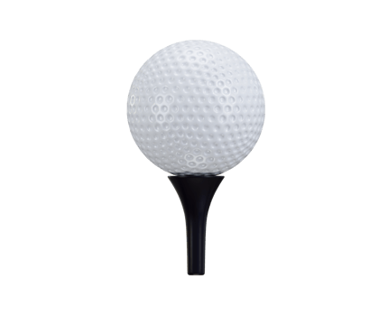 3d golf ball, Sport and Game competition concept icon illustration png