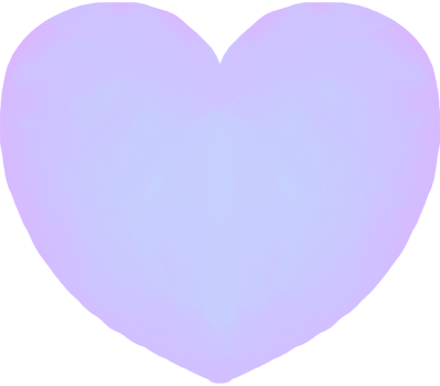 Purple heart, water color heart shaped, png