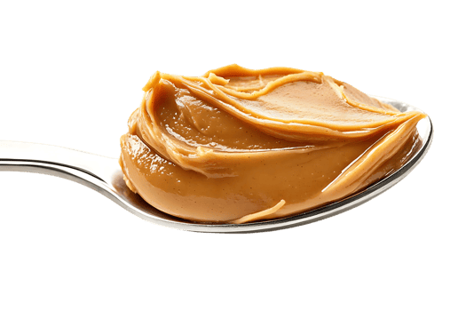 Peanut Butter Spoonful, Creamy and Delicious, Isolated on Transparent Background png