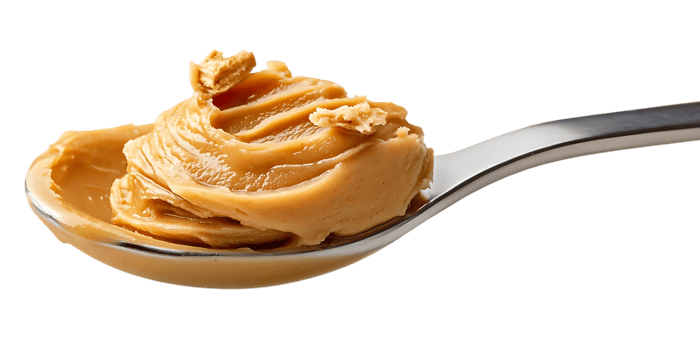 Peanut Butter Spoon with Transparent Background, Creamy Peanut Butter Texture, Peanut Butter on Spoon Isolated on Black, Peanut Butter Spread, Peanut Butter Spoon Closeup, Peanut Butter Isolated, Peanut Butter Macro, Peanut Butter Background, Delicious Pe png