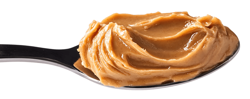 Peanut Butter on a Spoon with a Transparent Background png