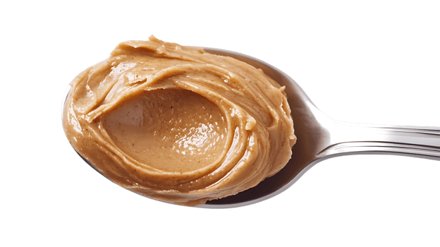 Peanut Butter on a Spoon with a Transparent Background png