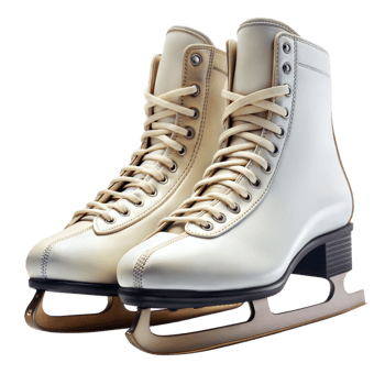 Ice skates isolated on transparent background png
