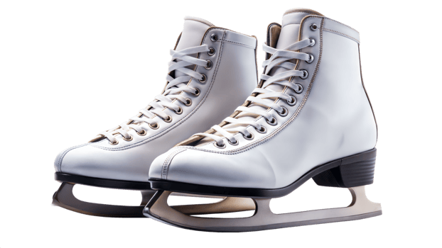 Ice skates isolated on transparent background png