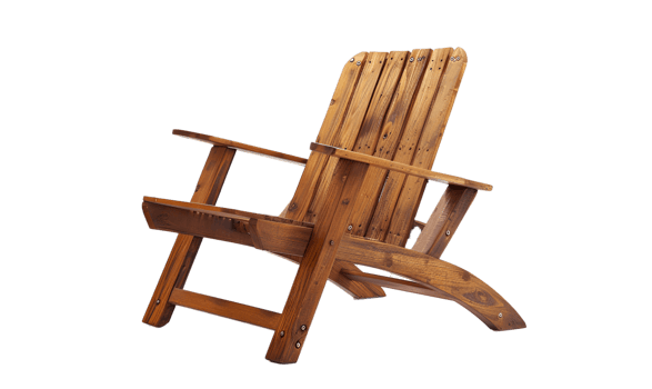 wooden chair isolated on transparent background png