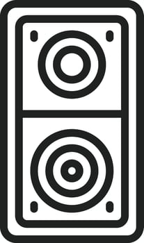 Music icon vector image. Suitable for mobile apps, web apps and print media.