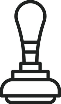 Rubber Stamp icon vector image. Suitable for mobile apps, web apps and print media.