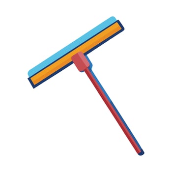 rubber glass window cleaner illustration vector