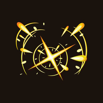 shiny beam fire attack effect vector