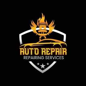 Car detailing logo, auto repair logo, auto service logo vector