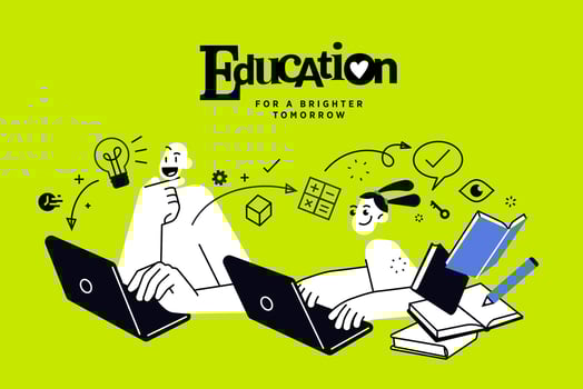 Online education and learning vector