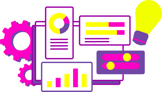 business analysis app dashboard isometric screen illustration png