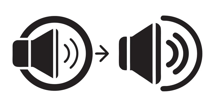 Volume Control Icon vector