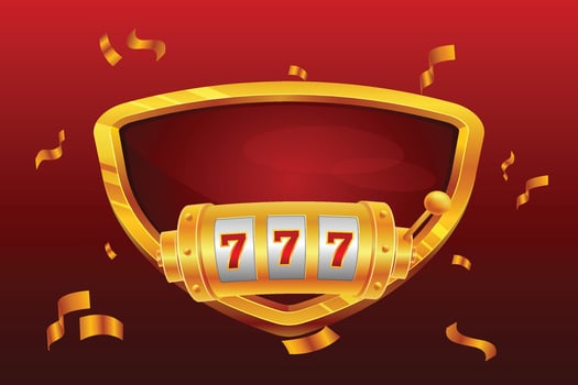 chinese 777 lunar jackpot banner vector