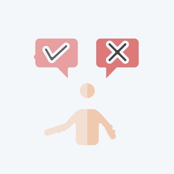 Icon Possibility. related to Choice symbol. doodle style. simple illustration vector