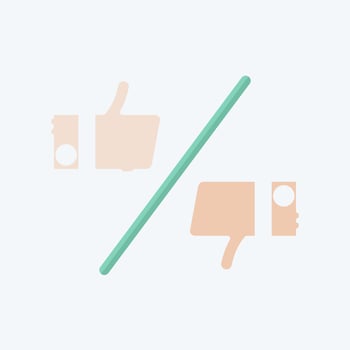 Icon Preference. related to Choice symbol. doodle style. simple illustration vector