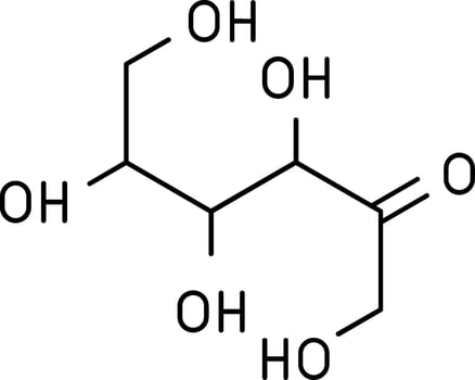 Fructose Line Icon vector