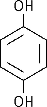 Hydroquinone Line Icon vector