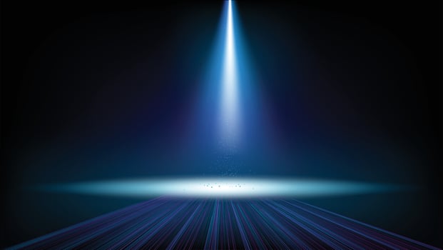 Abstract product showcase technology background Hi-tech communication concept, technology, digital business, innovation, science fiction scene illustration with copy-space. vector