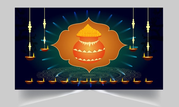 Diwali Navratri Backgrounds Design vector
