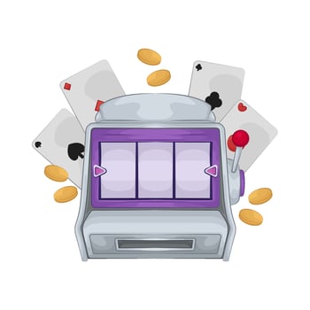 Big Win at Machine vector