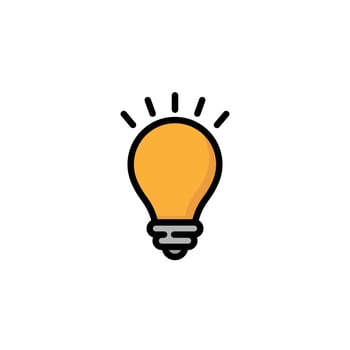 Bulb Free icon, bulb illustration vector
