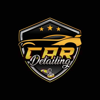 Car detailing logo, auto repair logo, auto service logo vector