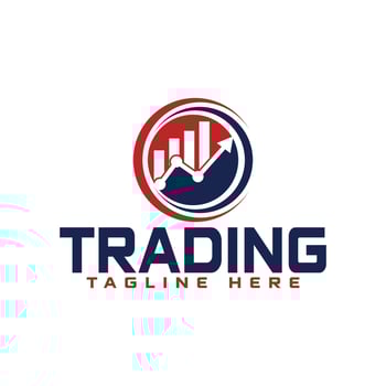 Trading logo design vector