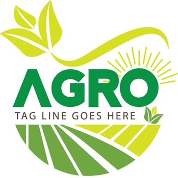 innovative agriculture logo and template vector