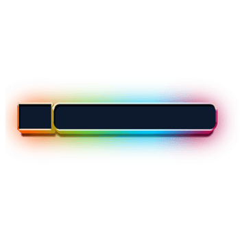 Black lower third with neon effect png