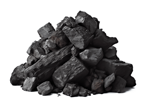 Coal Isolated on Transparent Background png