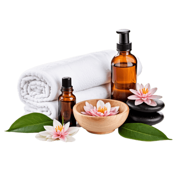 Relaxing Spa Set Isolated on Transparent Background png