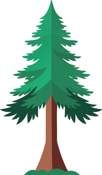 Christmas trees Art vector