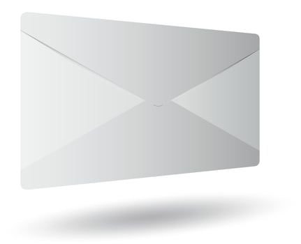 icon message 3d vector