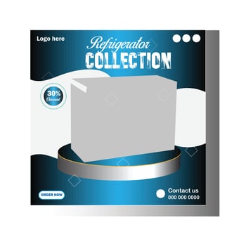Social media new product post design . vector