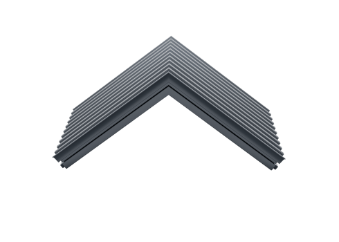 3d Corrugated Galvanised Iron For Roof, House Roof Metal Sheet, 3d Illustration png