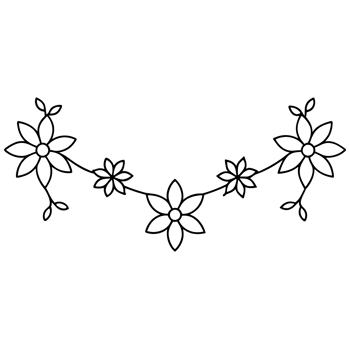 floral delicate ornament cutouts png