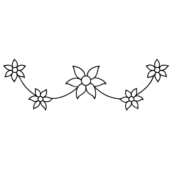 floral delicate ornament cutouts png
