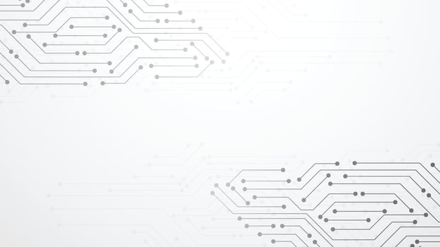 Abstract circuit board background. Futuristic gray technology background, Electronic motherboard, Abstract background with High-tech technology texture. White background connection circuit system vector