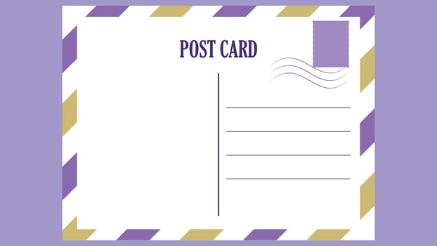 old retro letter template background illustration vector